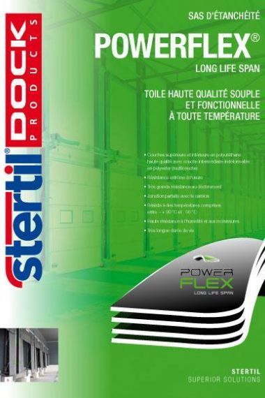 POWERFLEX® brochure sas d'étanchéite température Stertil Dock Products France